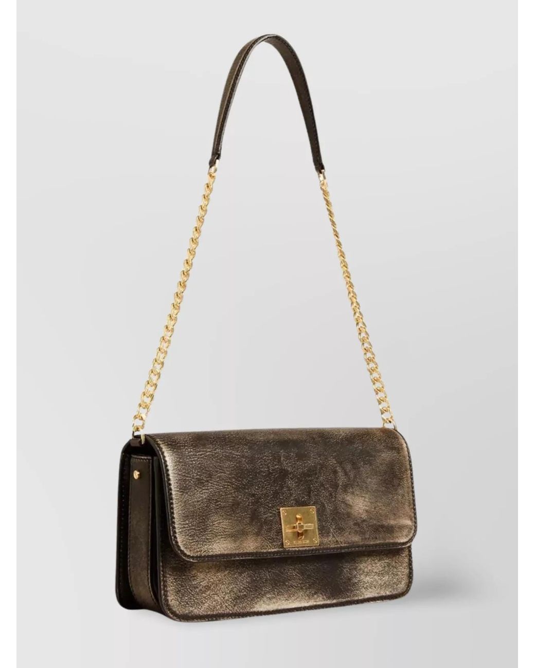 Golden Goose Deluxe Brand White Leather Shoulder Bag