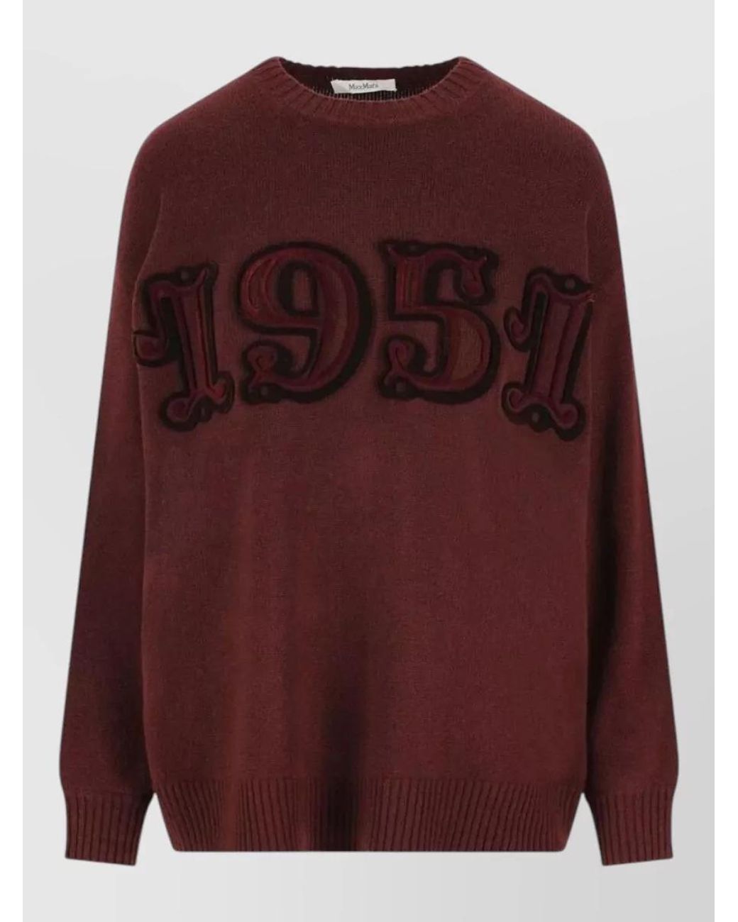 Max Mara Purple Wool Blend Fido Sweater
