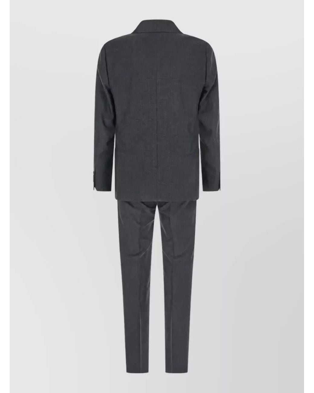 Lardini Black Single-Breasted Coat for men