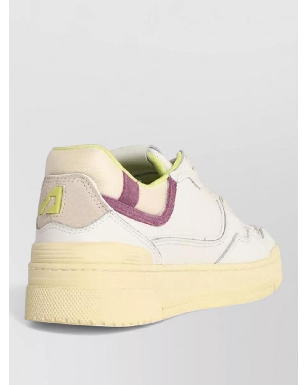 Autry Natural Calfskin Leather Low-Top Sneakers