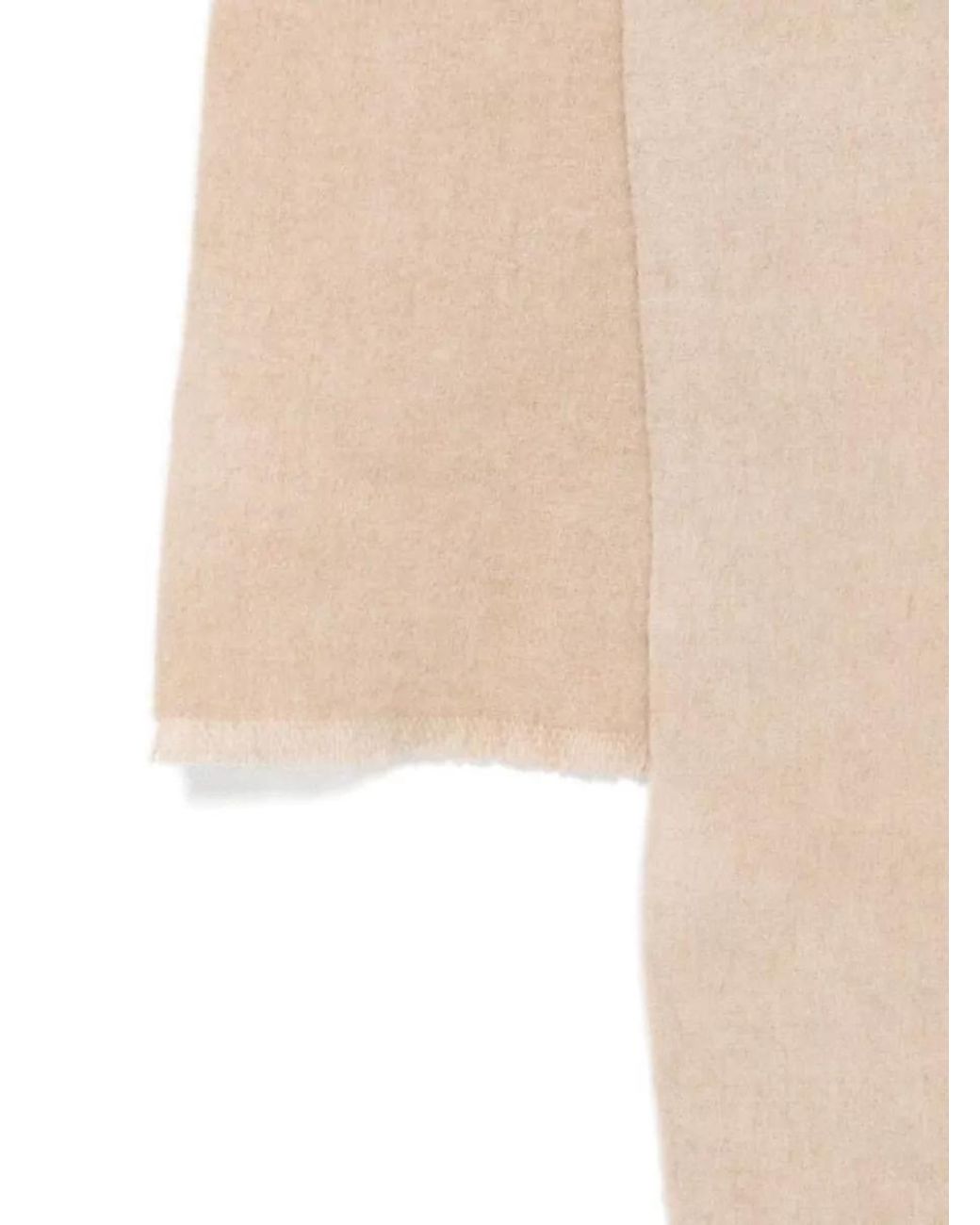 Jacquemus Natural Cashmere Wool Scarf