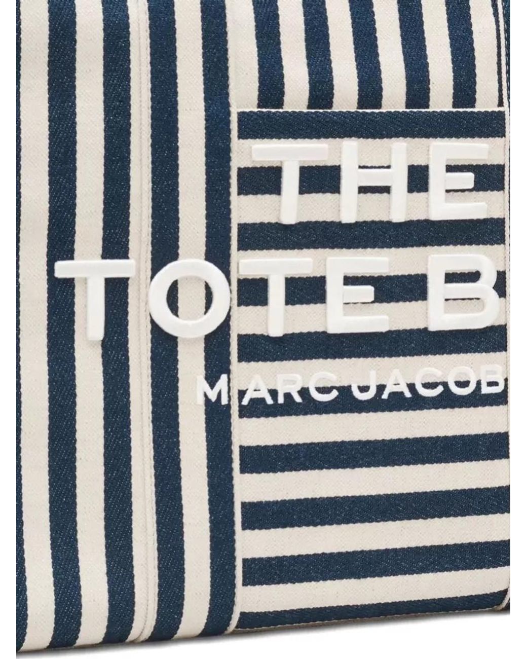 Marc Jacobs White The Tote Bag Large Canvas Tote Bag