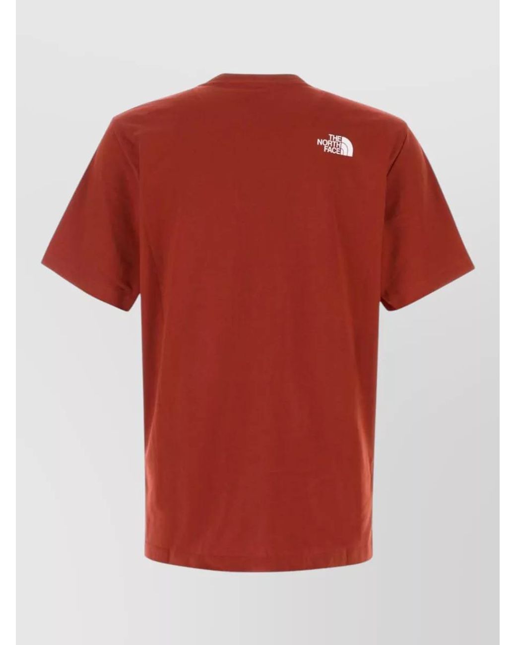 The North Face Red Cotton Blend T-Shirt for men