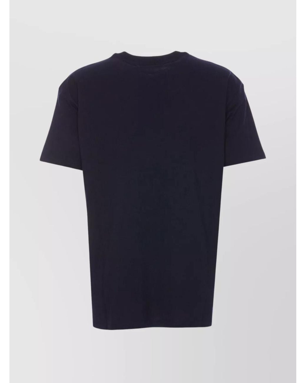 Vivienne Westwood Blue Cotton Logo-Embroidered Crew-Neck T-Shirt for men