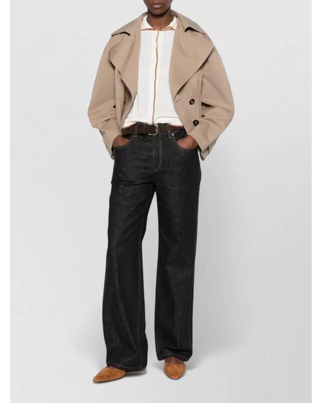 Max Mara White Silk Wool Cardigan