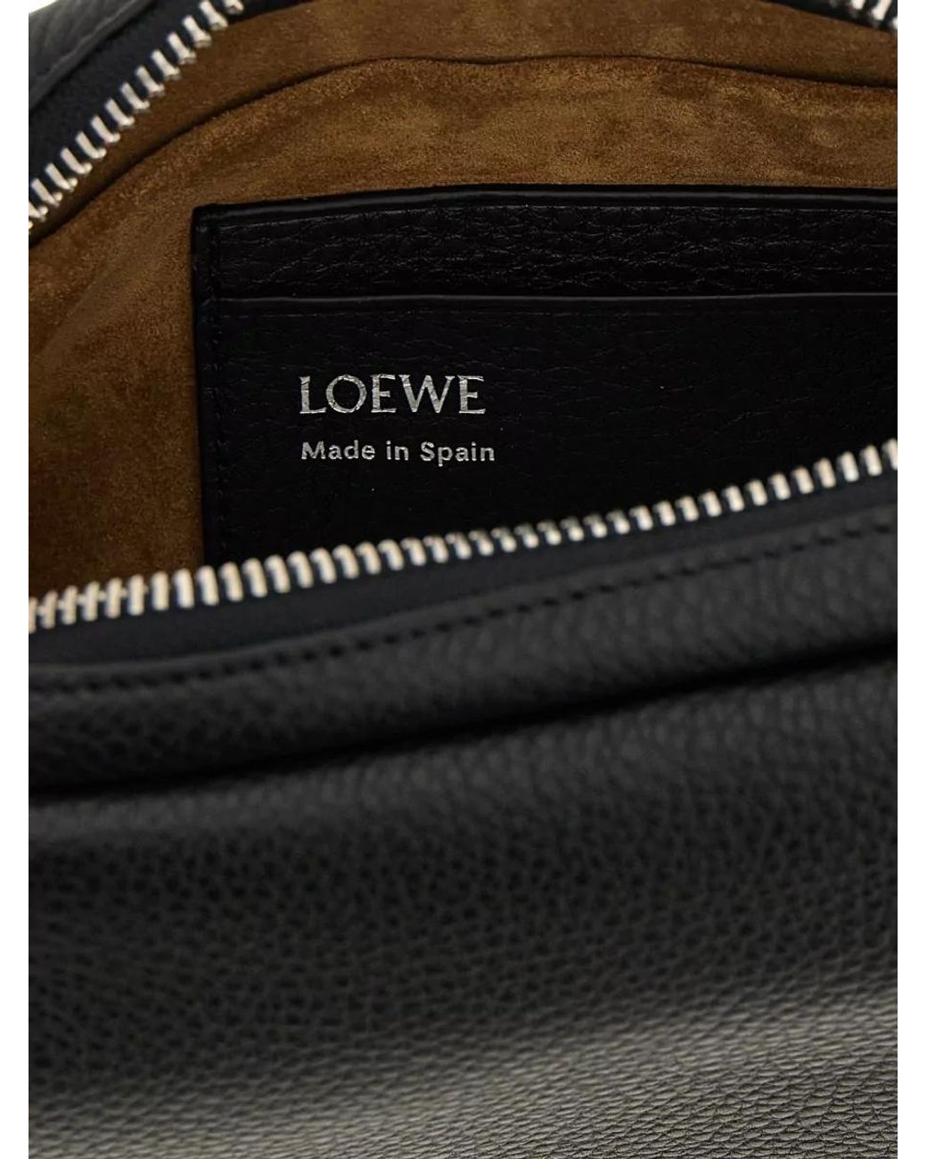 Loewe Black Messenger Small Leather Crossbody Bag