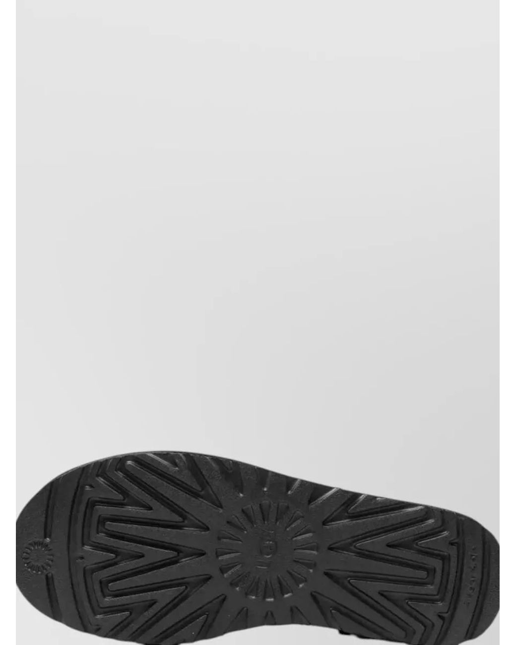 Ugg Black Leather Classic Ultra Mini Slippers