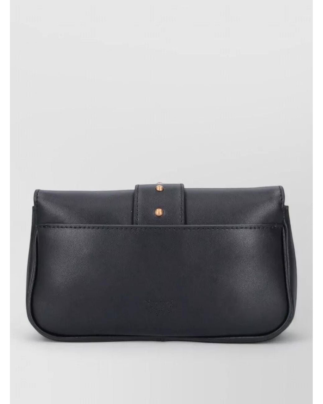 Pinko Gray Love Bag Clutch Bag