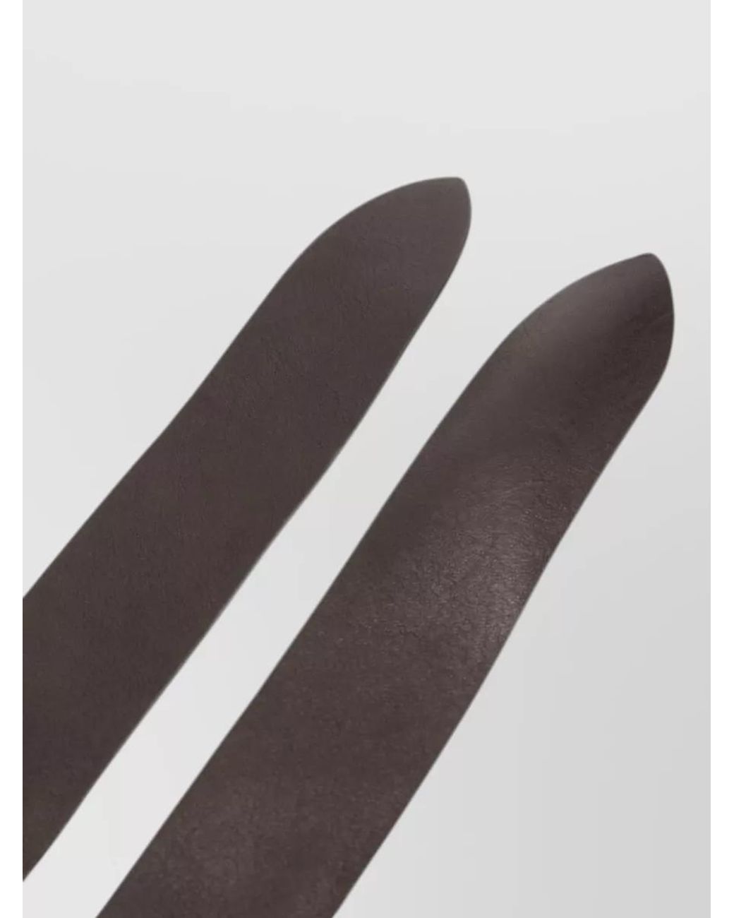 Cortana Gray Leather Belt