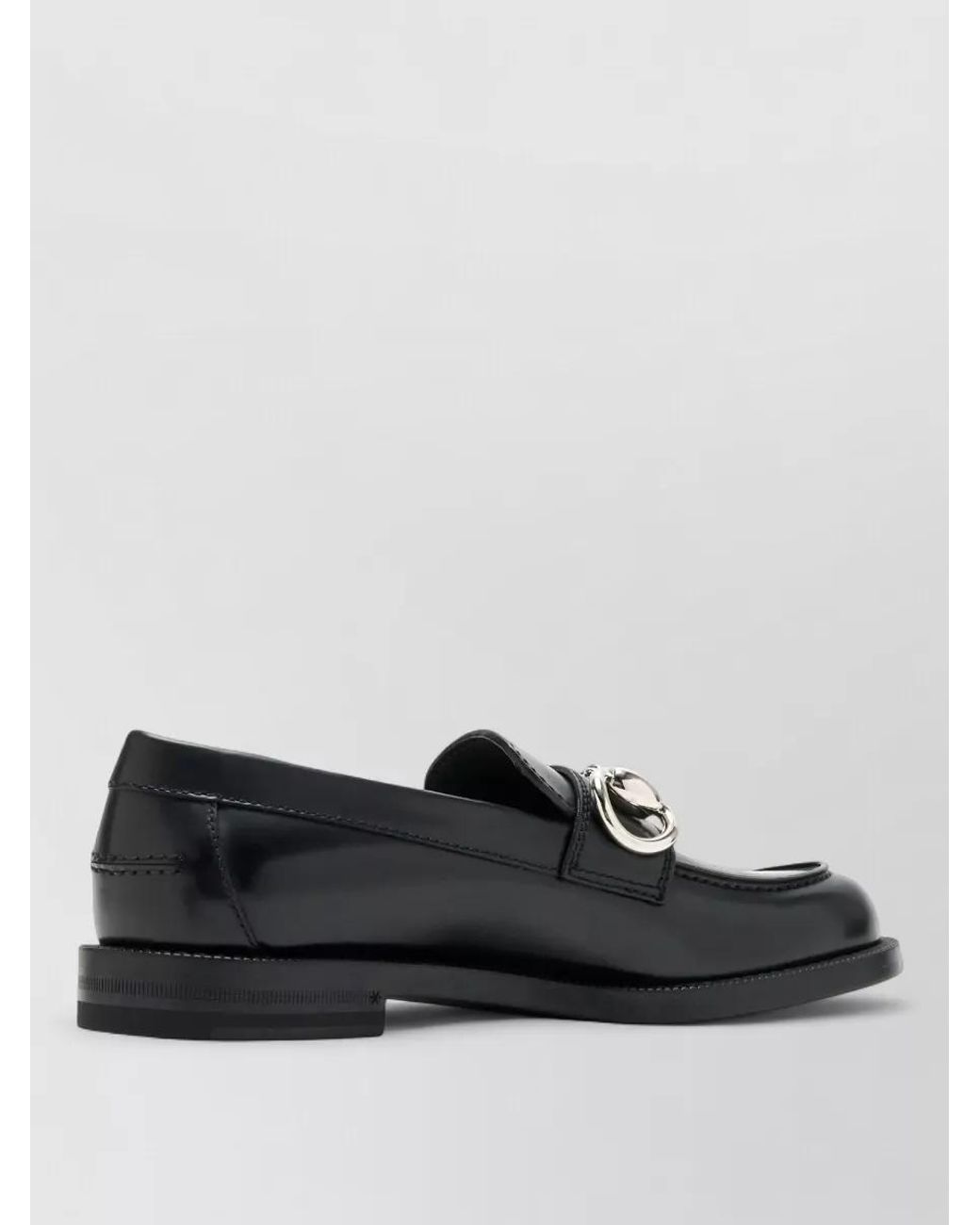 Gucci Black Leather Loafers