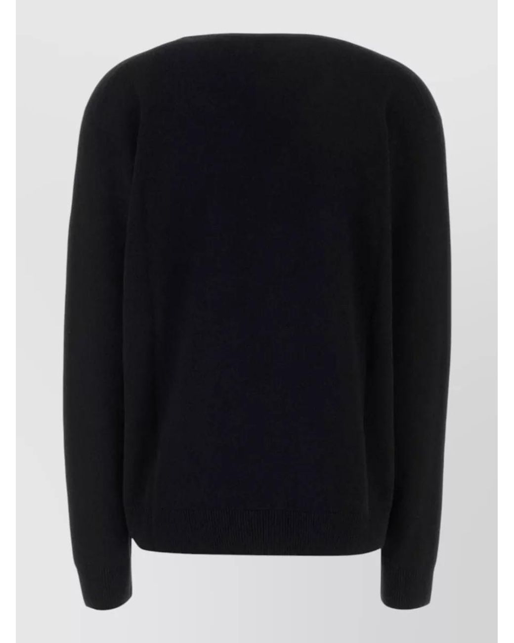 The Row Black Cashmere Jumper