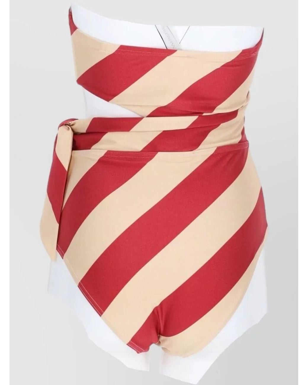 Zimmermann Pink Roselight Tie Bandeau Bodysuit