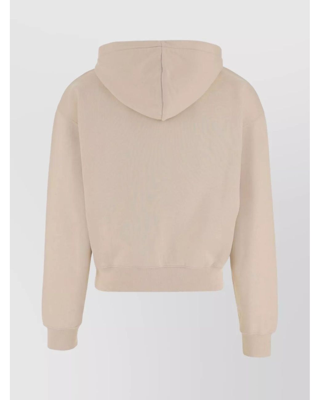 Jacquemus Natural Cotton Zip Hoodie for men