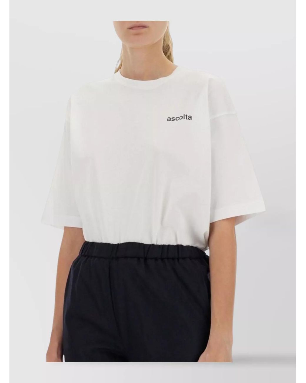 Aspesi White Printed T-Shirt
