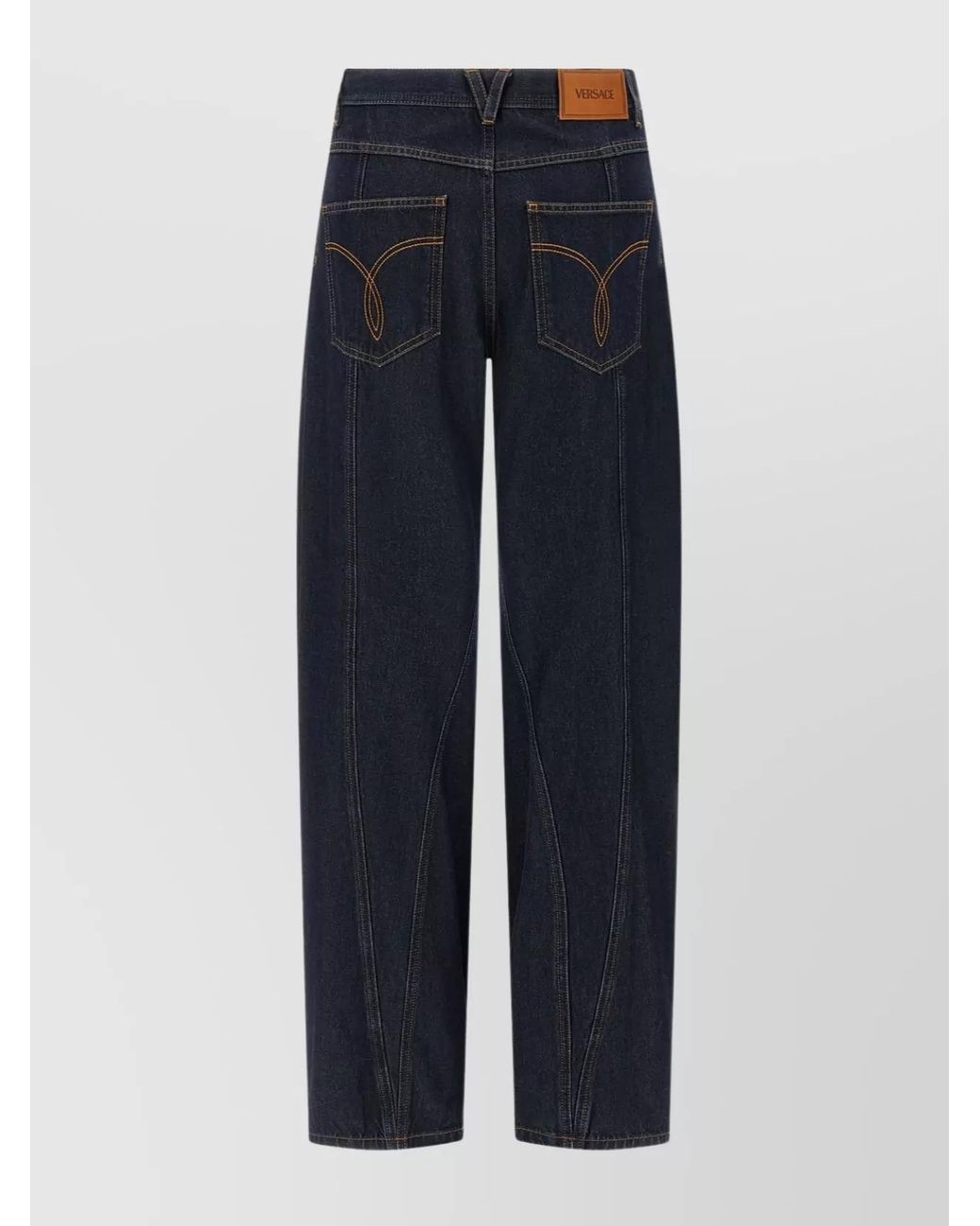 Versace Blue Denim Straight-Leg Jeans