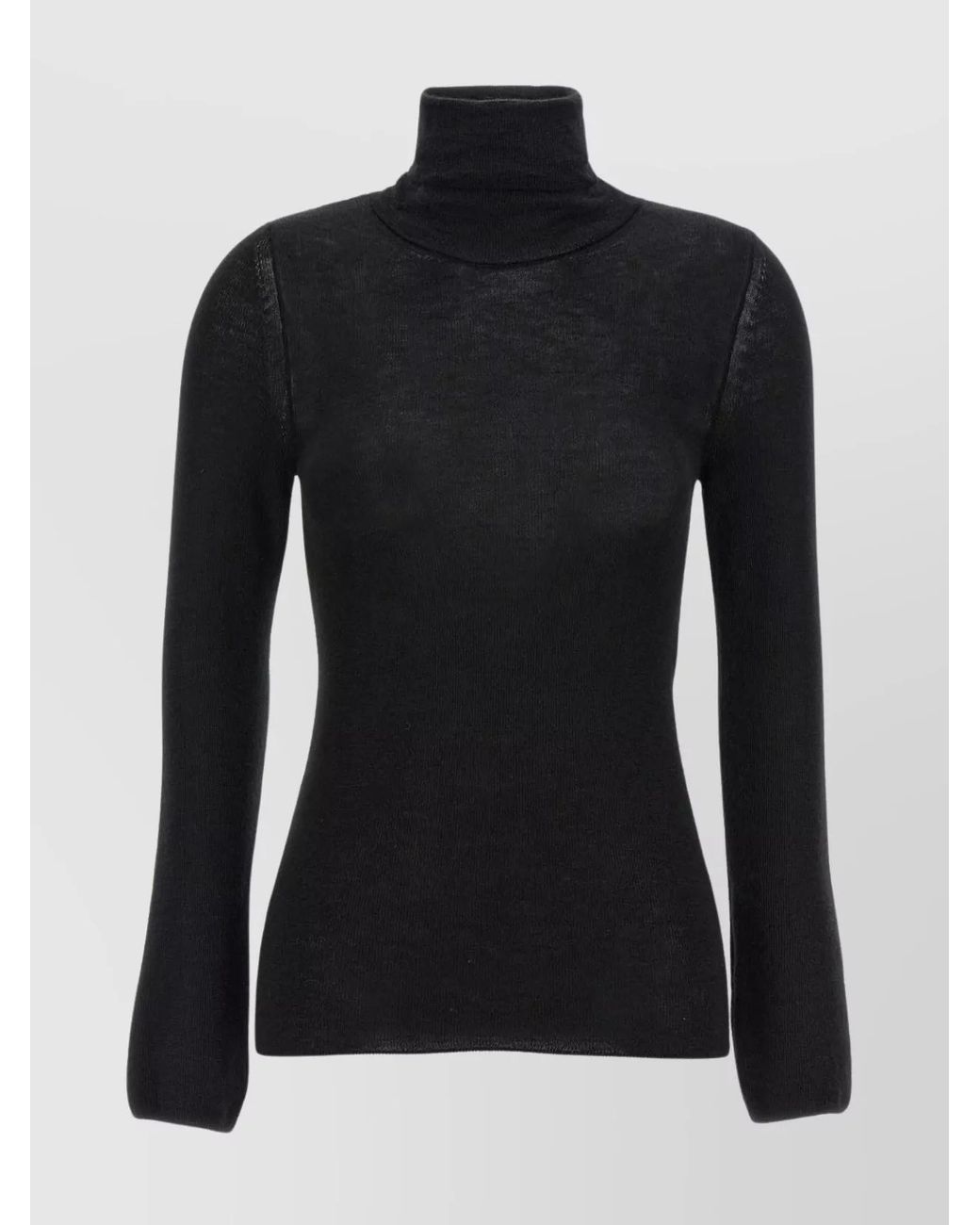 Tom Ford Black Cashmere Silk Turtleneck Jumper
