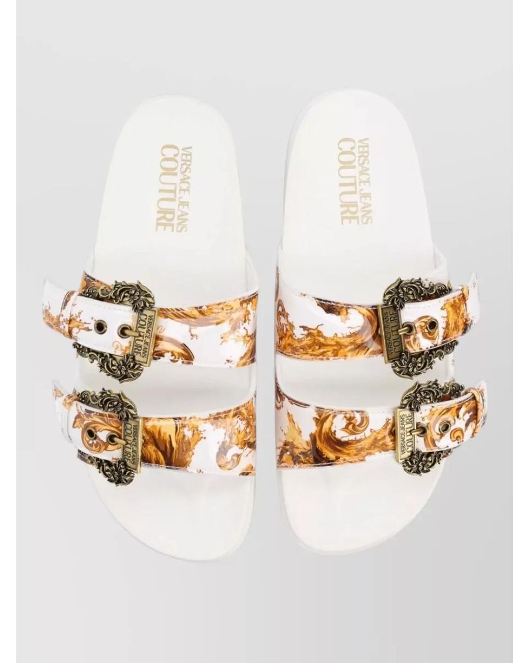 Versace Jeans Couture Natural Arizona Slides