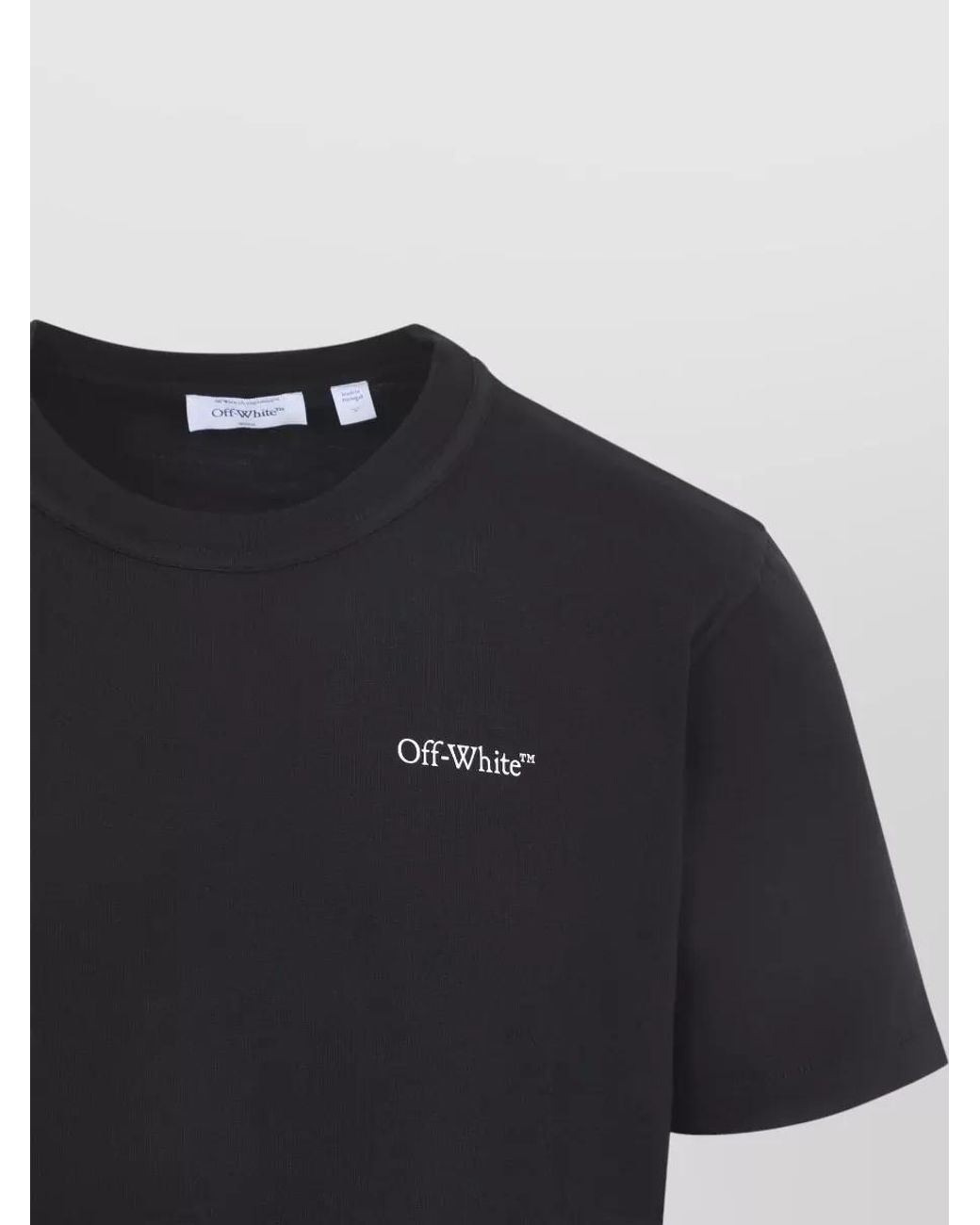 Off-White c/o Virgil Abloh Black Small Bookish Regular-Fit Cotton Short-Sleeve T-Shirt for men