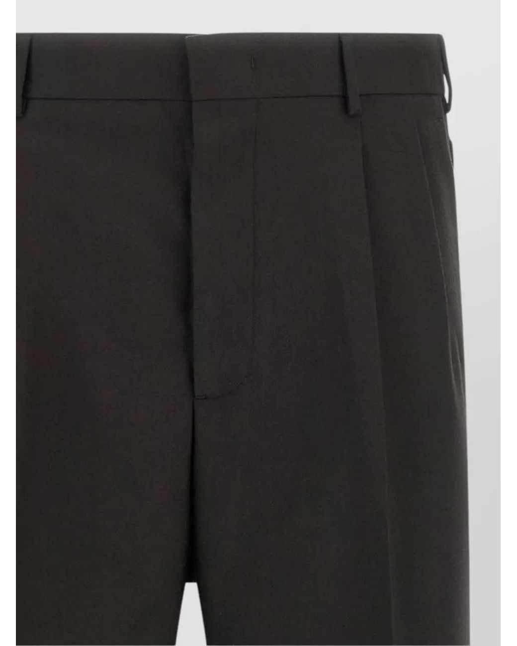 Cellar Door Black Nev Straight-Leg Tailored Trousers for men
