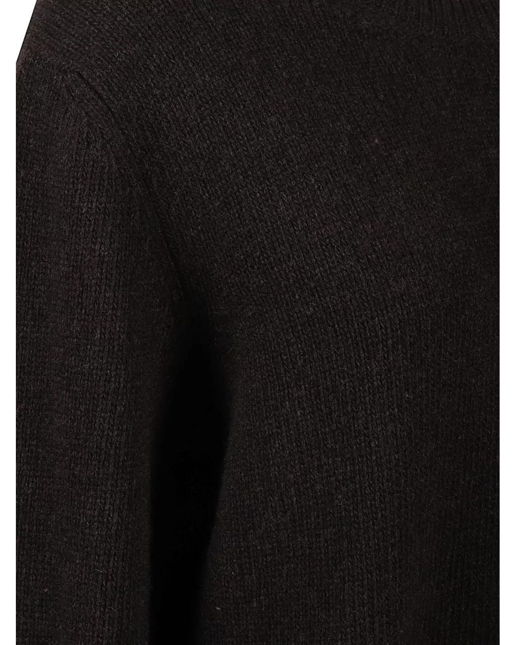 Prada Black Cashmere Wool Sweatshirt