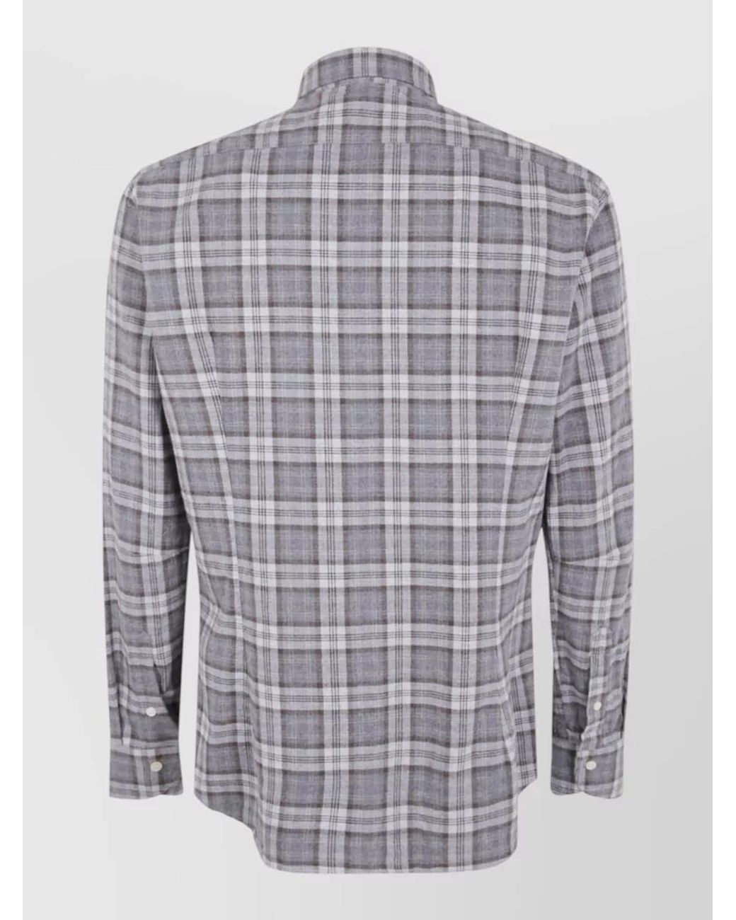 Tintoria Mattei 954 Blue Checked Shirt for men