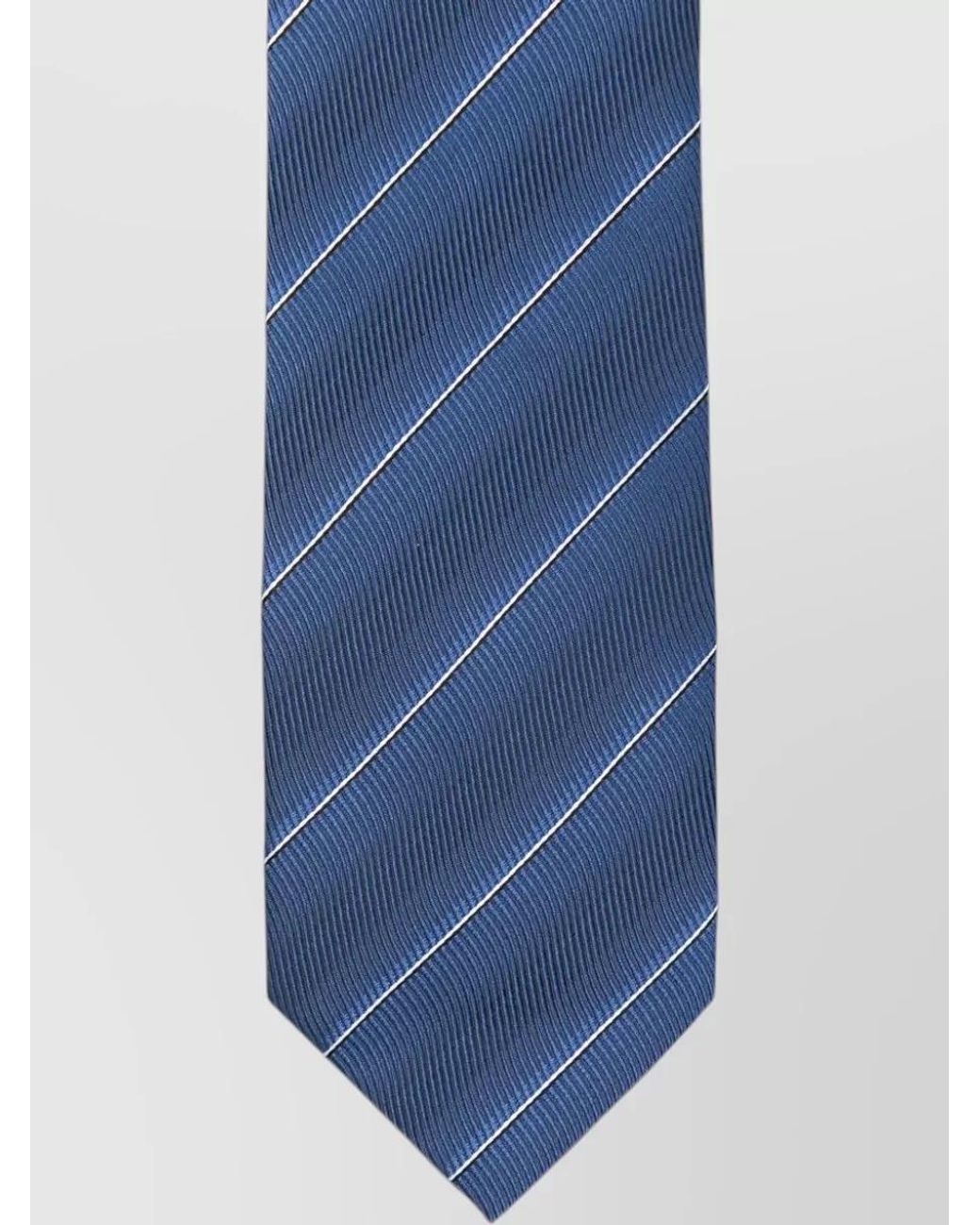 Tom Ford Blue Striped Silk Tie for men