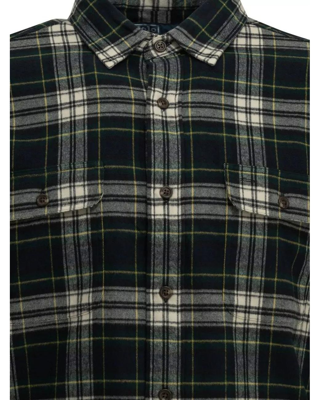 Polo Ralph Lauren Black Plaid Casual Shirt for men