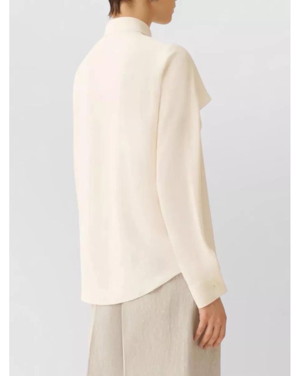Fabiana Filippi Natural Silk Blend Blouse