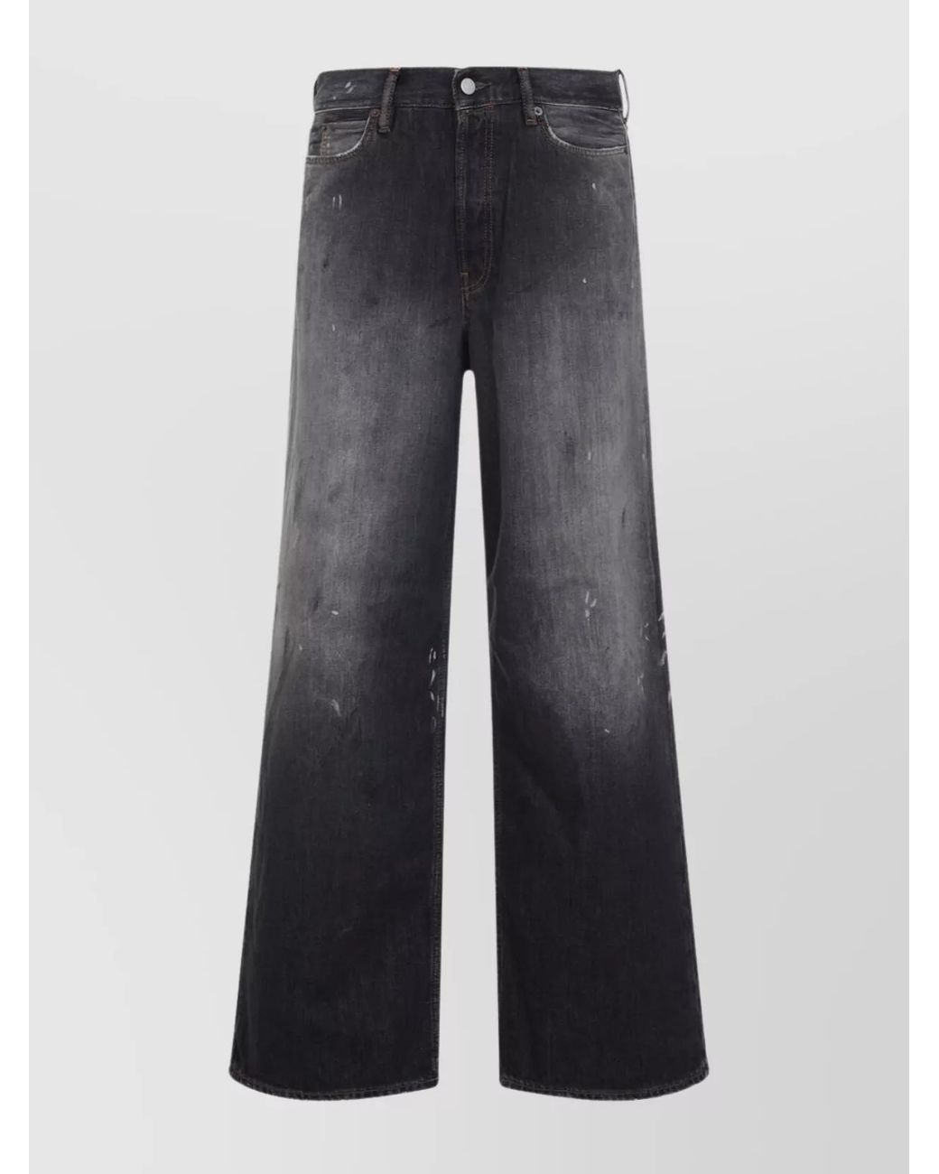 Acne Blue Denim Wide-Leg Jeans for men