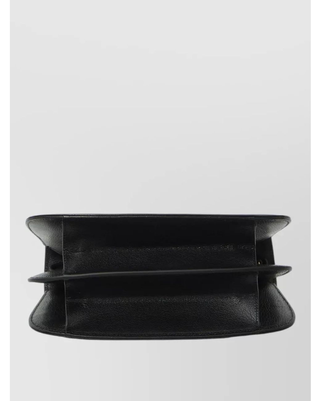 Gucci Black Bamboo Small Leather Cross-Body Bag