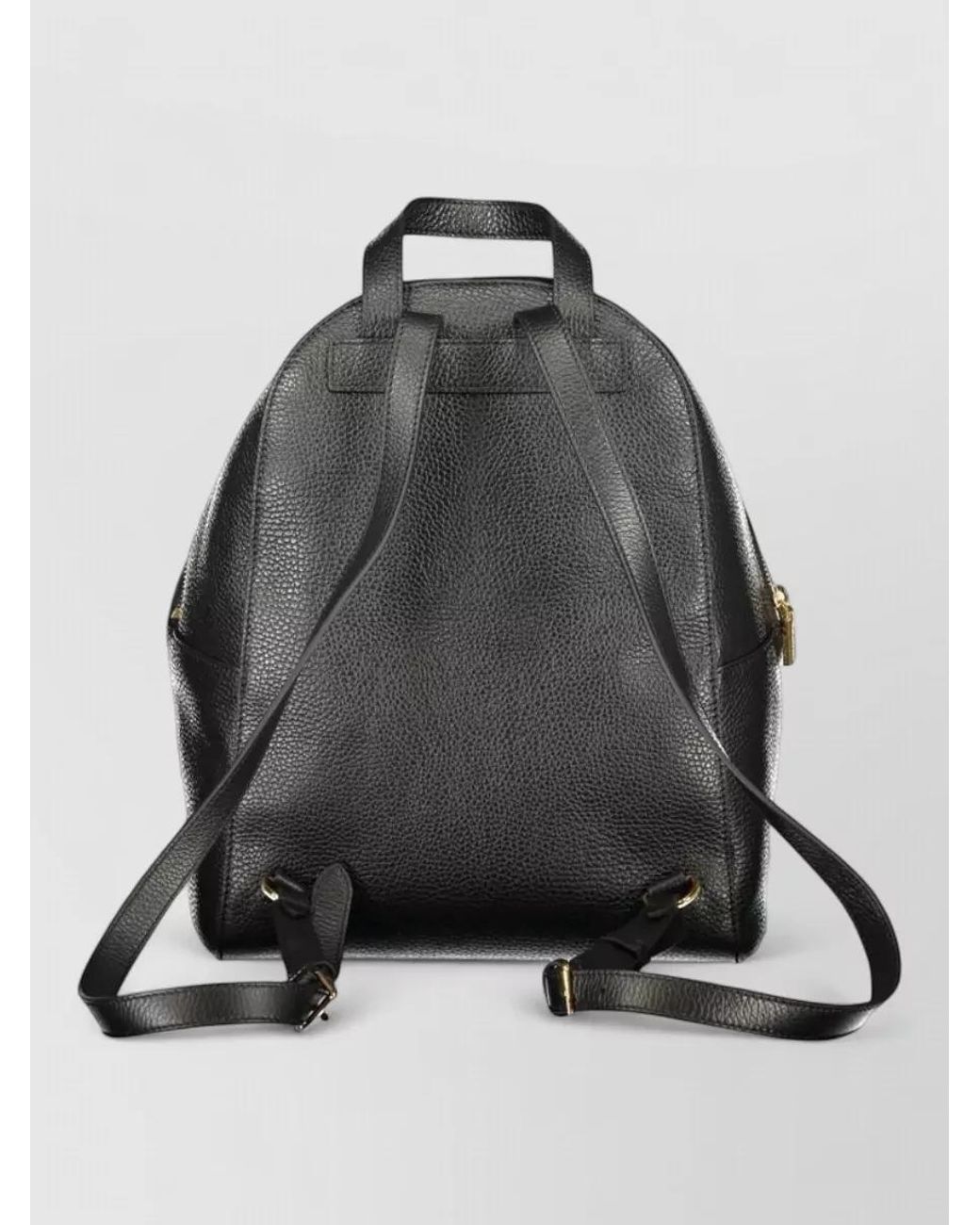 Coccinelle Gray Leather Backpack