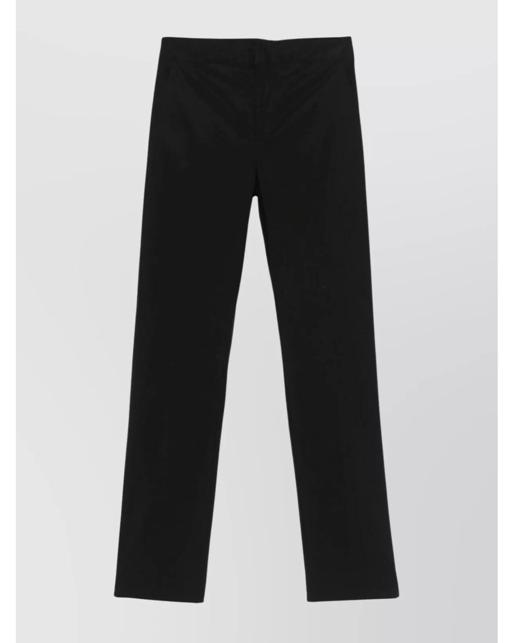 Twinset Black Straight-Leg Trousers