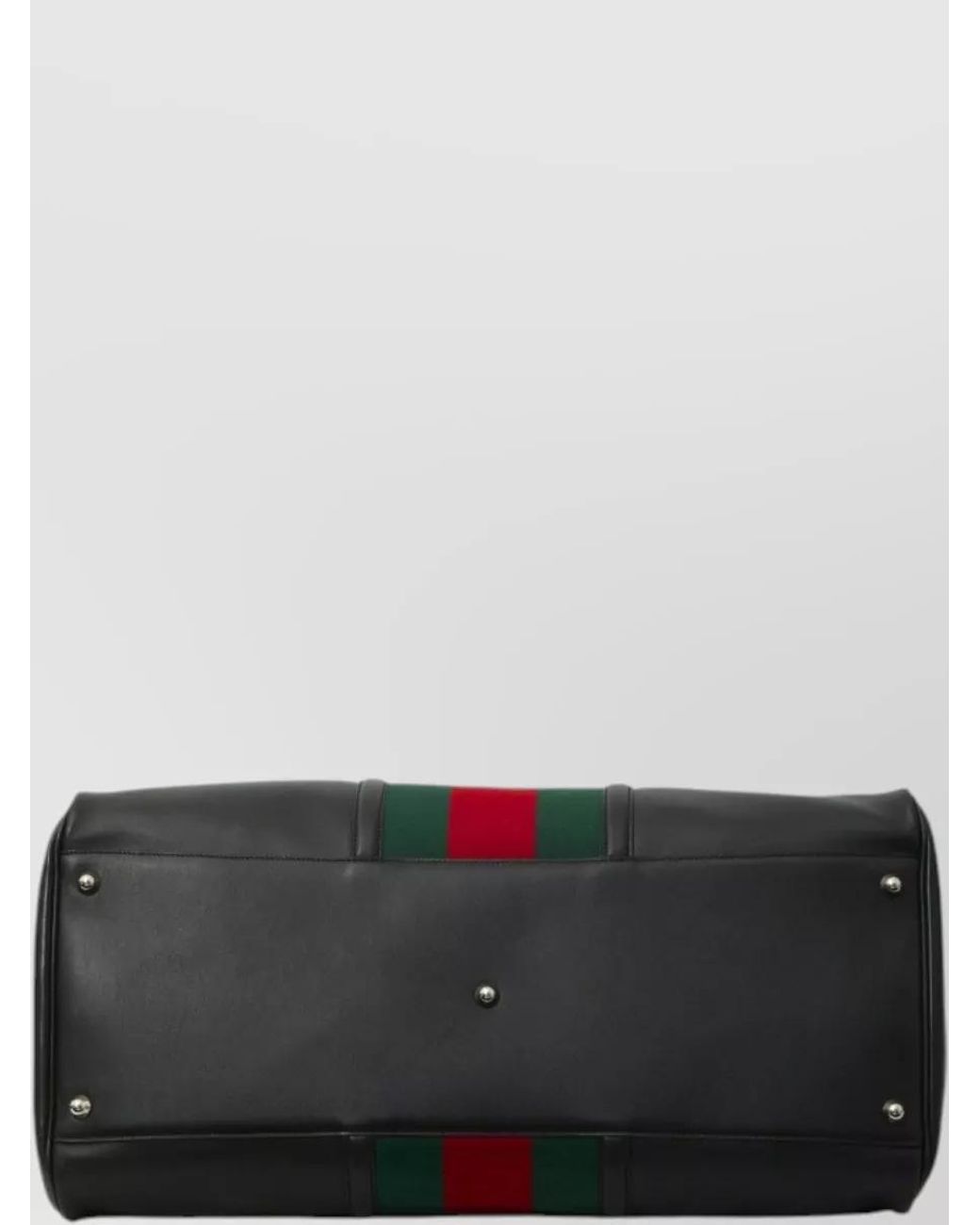 Gucci Black Calfskin Travel Duffle Bag for men