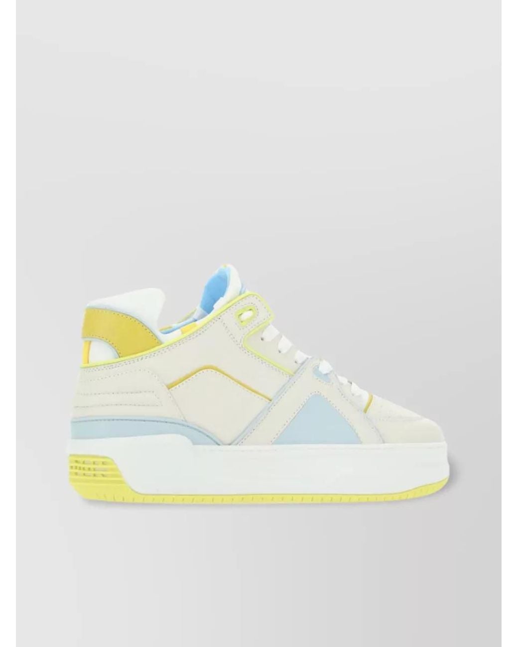 Just Don Multicolor Leather High-Top Sneakers for men