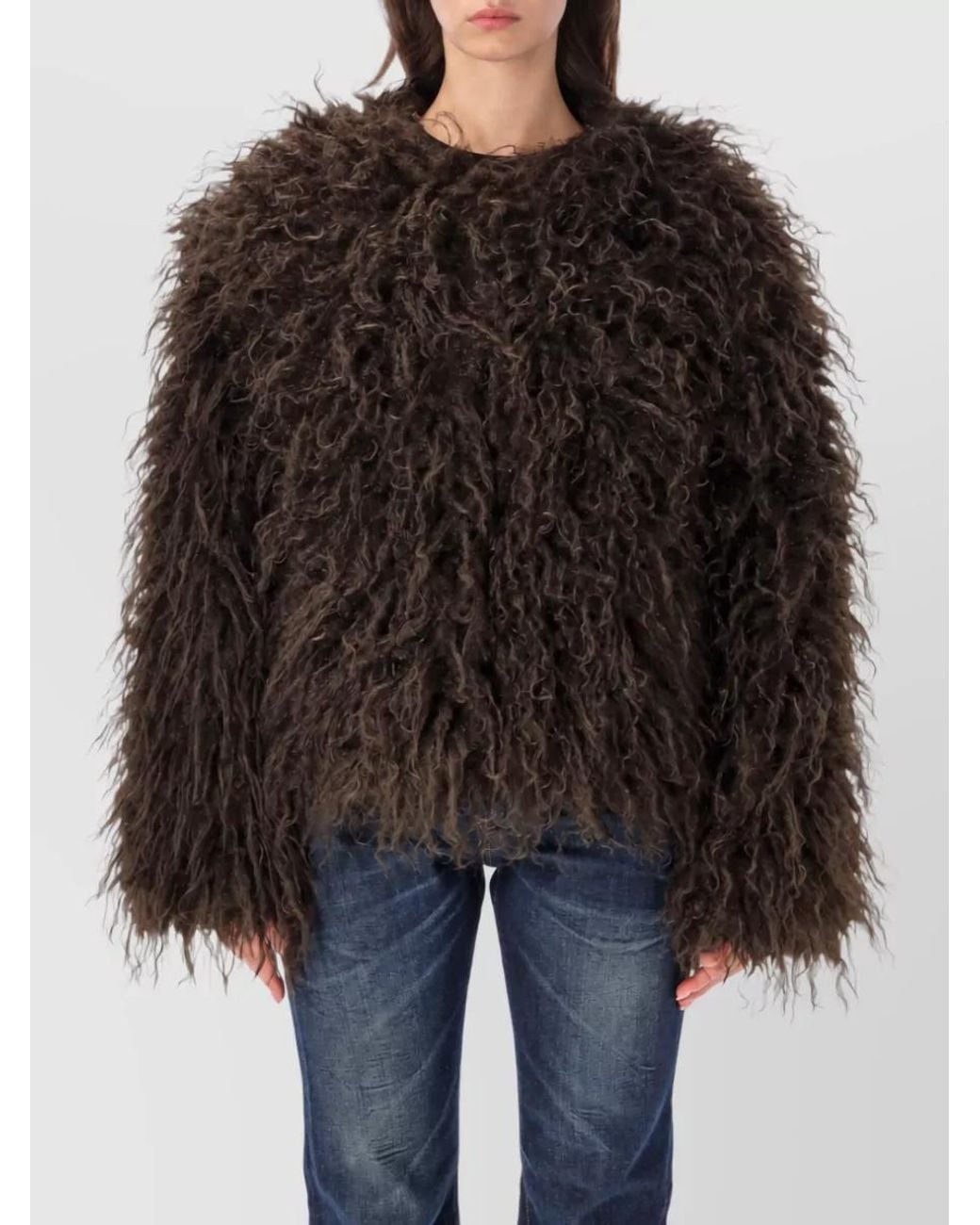 Goldbergh Black Faux Fur Coat