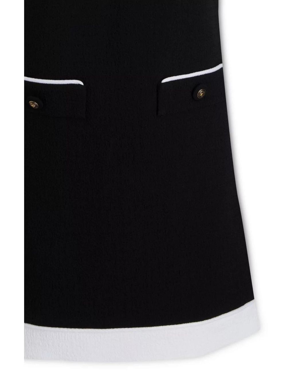 Moschino Black Bouclé Sleeveless Mini Dress