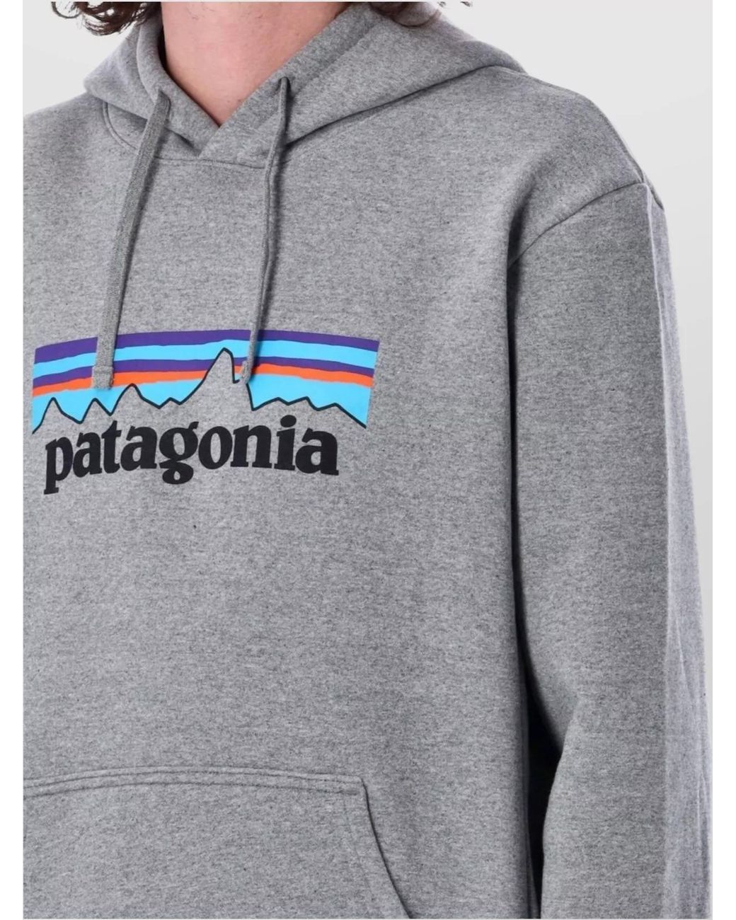 Patagonia Gray P-6 Logo Uprisal Hoodie for men