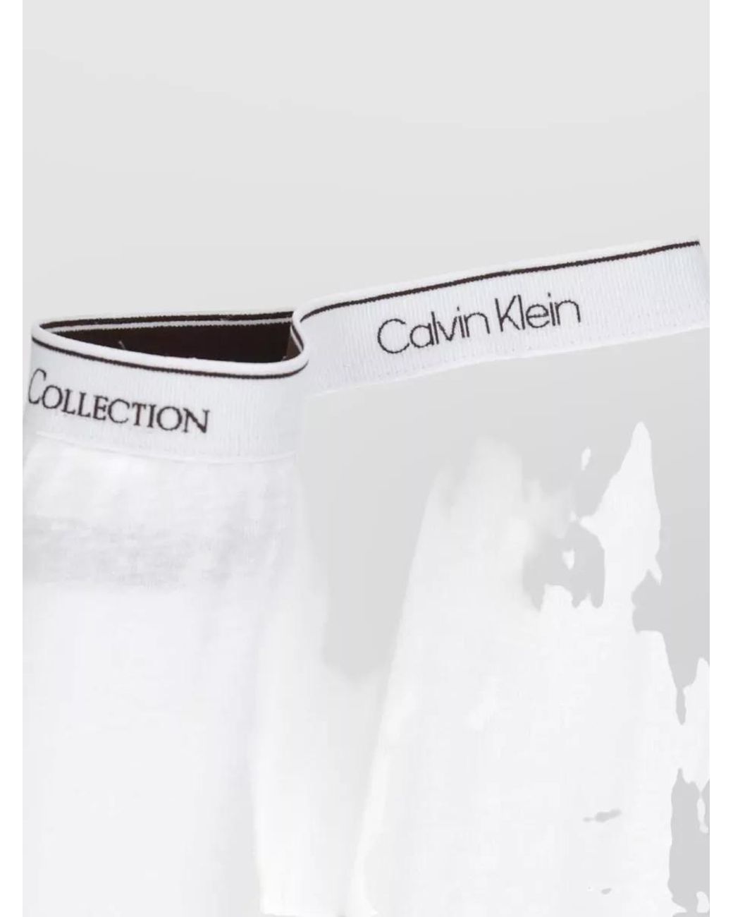 Calvin Klein Gray Straight-Leg Trousers