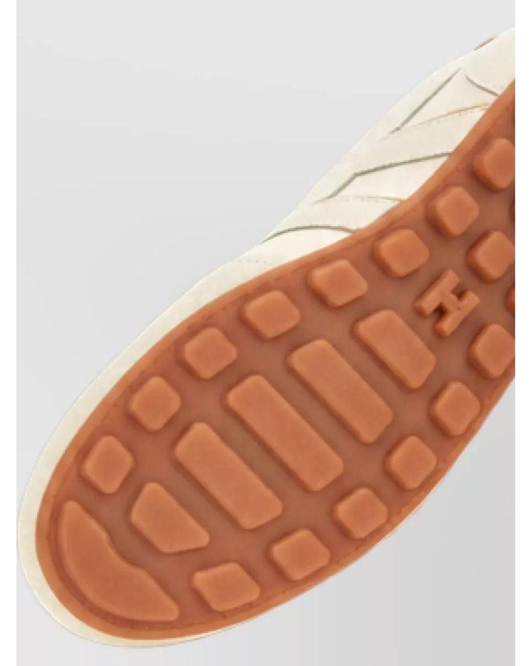 Hogan Natural Leather Lace-Up Sneakers