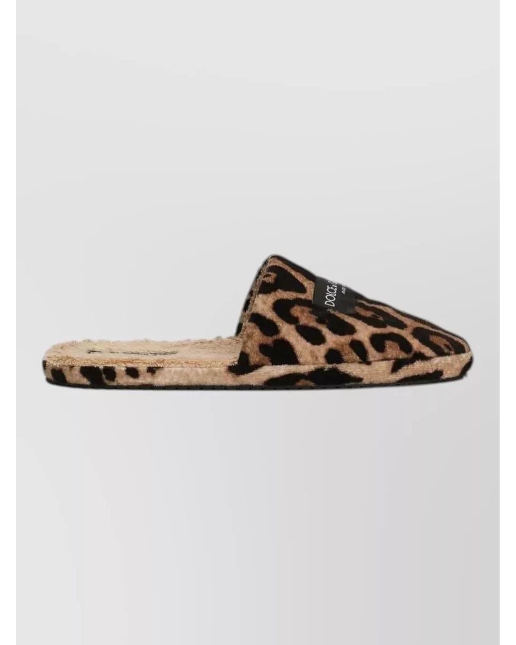 Dolce & Gabbana Brown Ciabatta Spugna Leo+Spugna+Eti for men