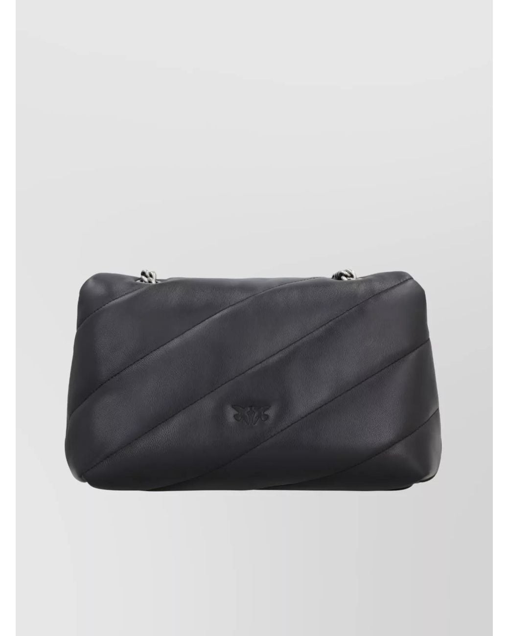 Pinko Black Love Bag Puff Maxi Leather Quilted Shoulder Bag