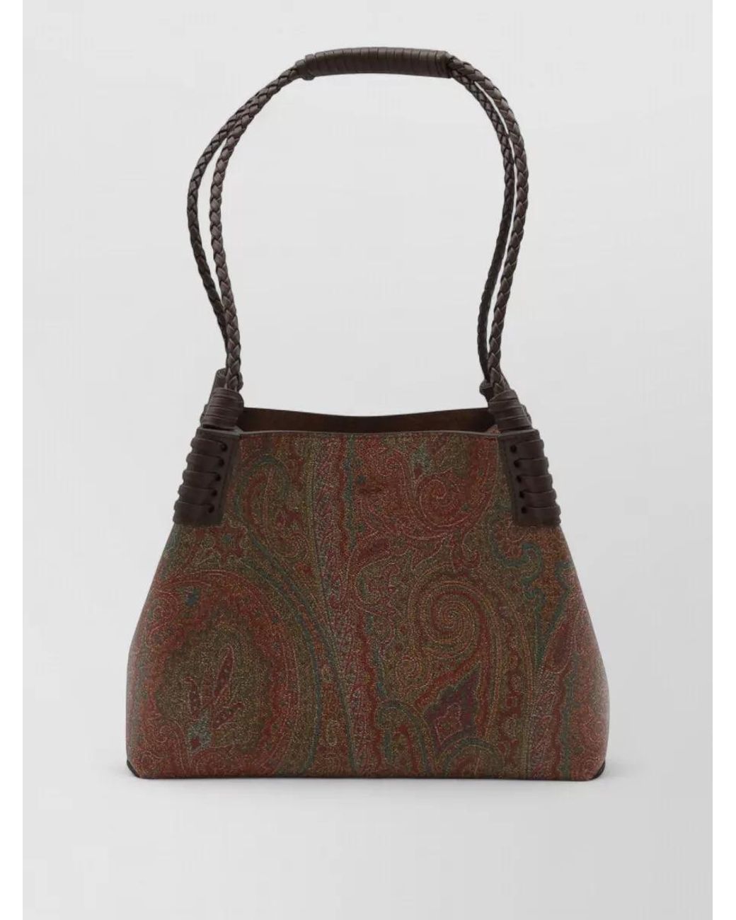 Etro Brown Libra Small Tote Bag