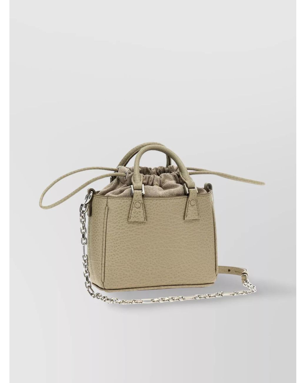 Maison Margiela Metallic 5Ac Leather Crossbody Bag