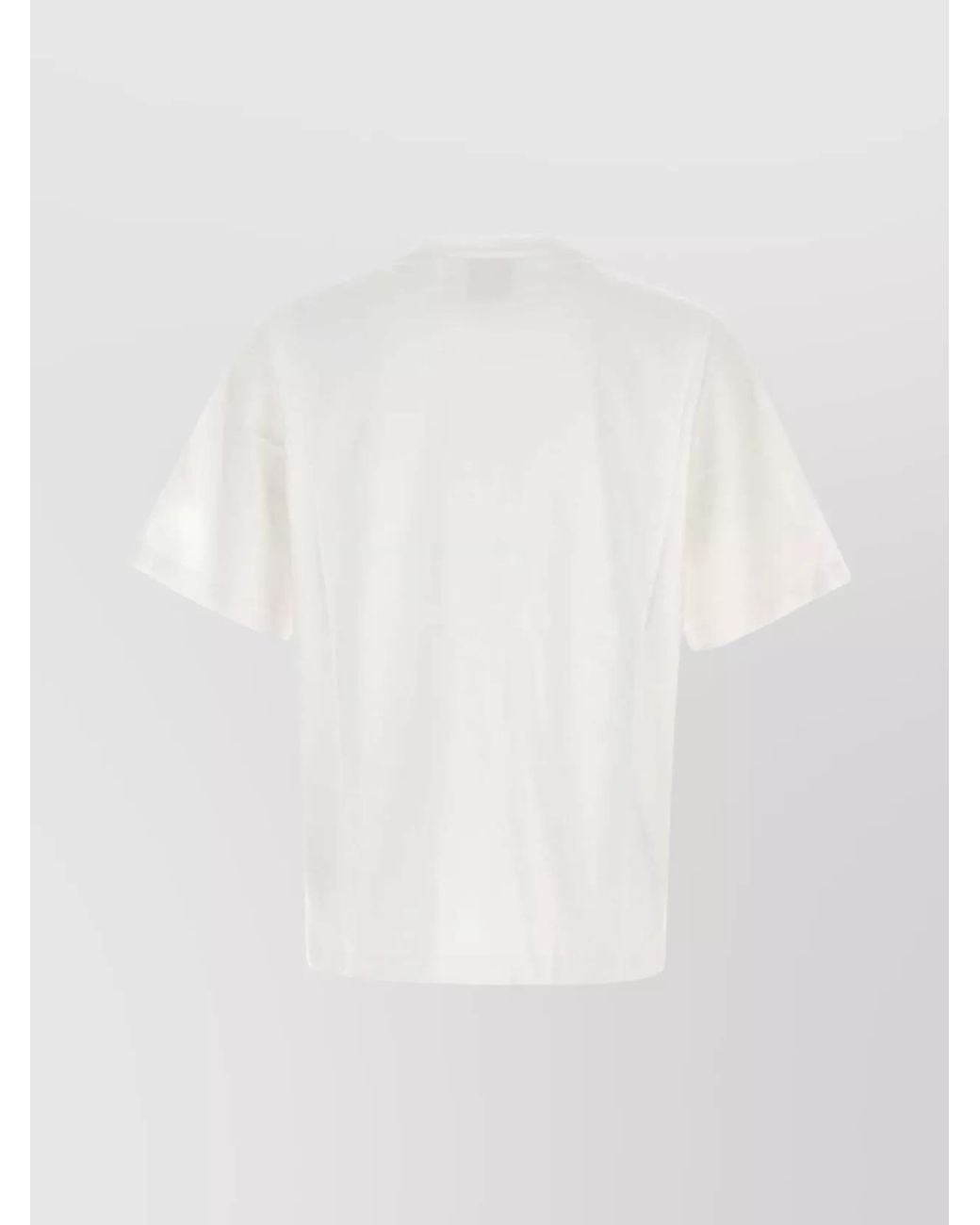 Casablanca White Organic Cotton Oversized Logo-Print T-Shirt for men