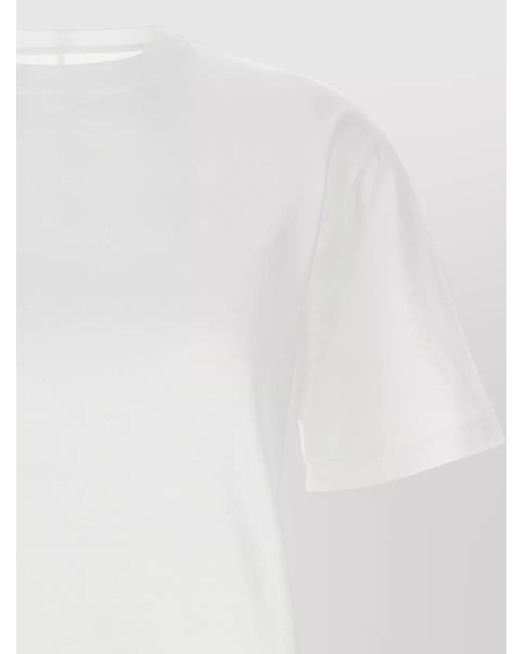 ARMARIUM White Cotton Crew Neck Short-Sleeve T-Shirt