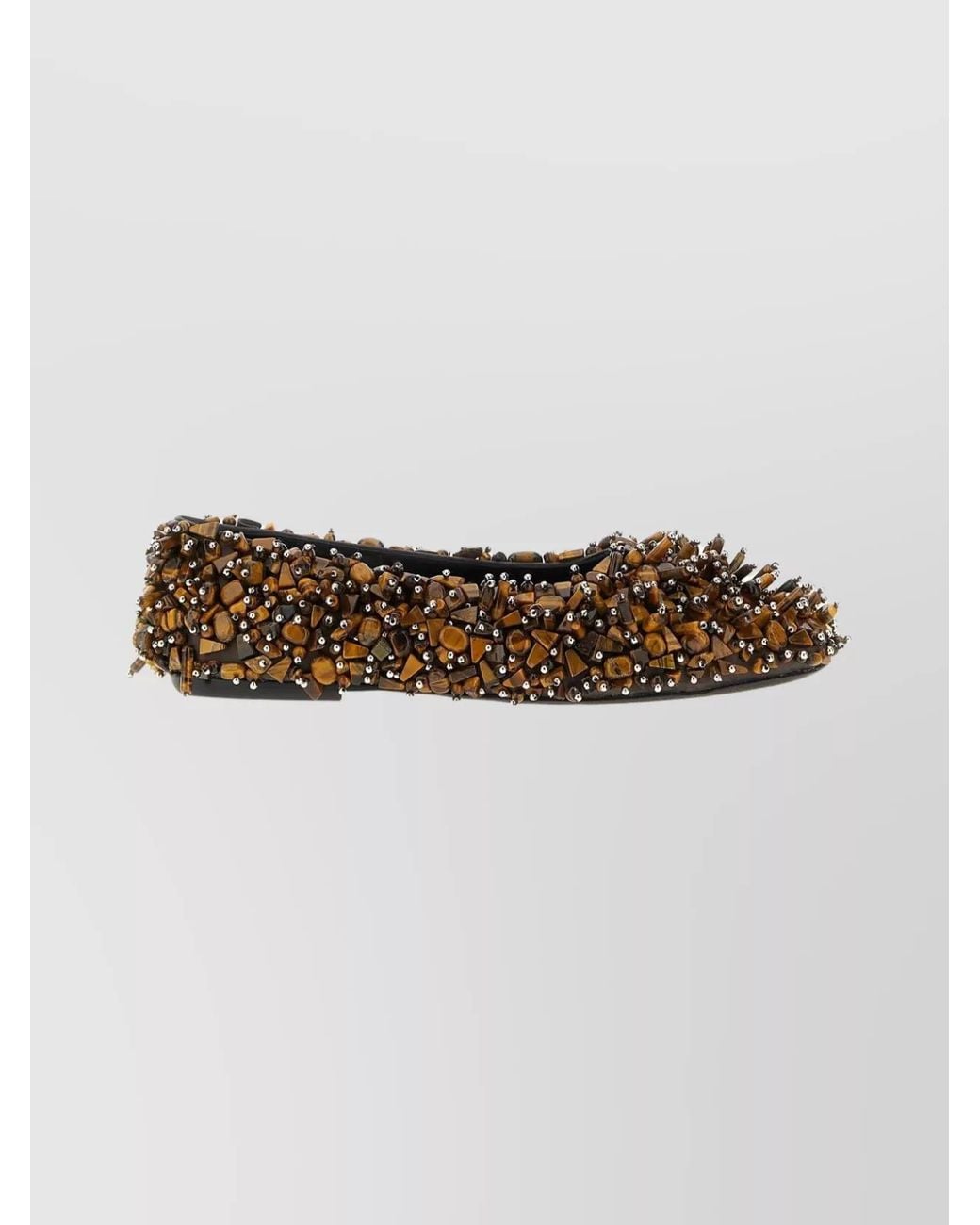 Dries Van Noten Multicolor Beaded Ballerina Flats