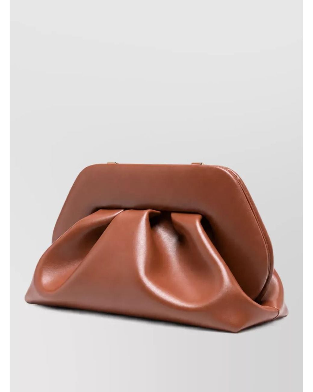 THEMOIRÈ Brown Bios Medium Clutch Bag