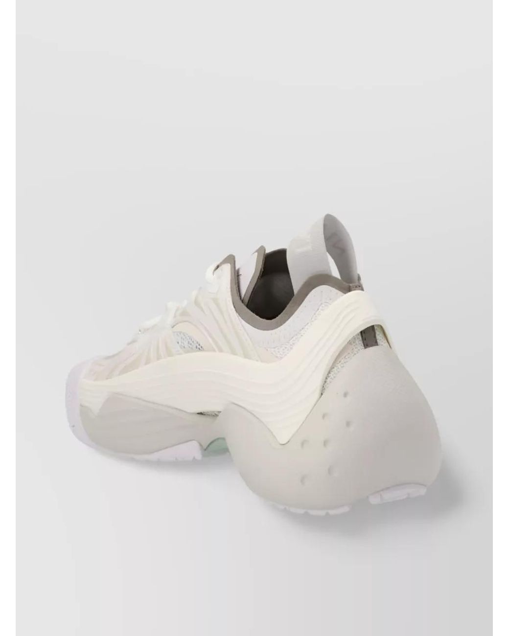 Lanvin White Mesh Sneakers