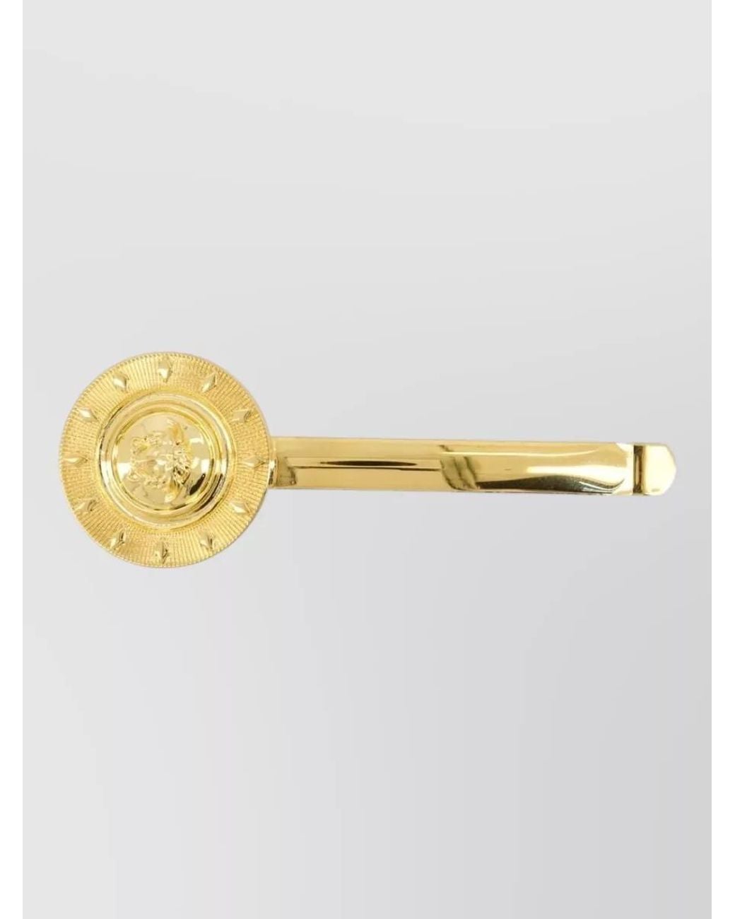 Versace Metallic Metal Hair Clips