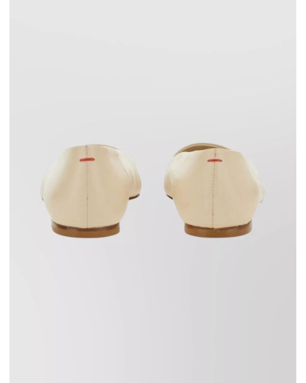 Aeyde Natural Leather Ballerina Shoes
